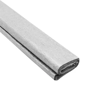 Silbernes Krepppapier